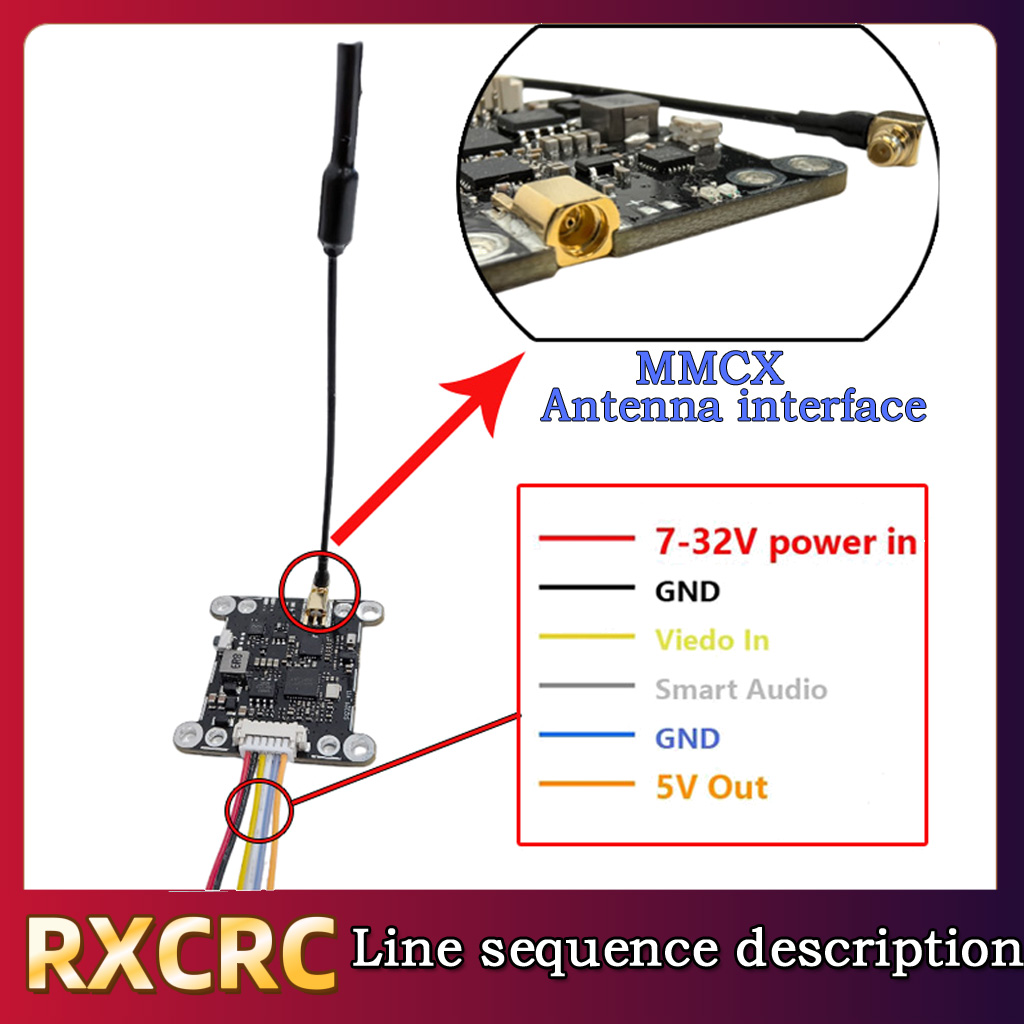 RXCRC 5.8G Module 48CH 1.6W VT - Fpv Drone Camera review and price