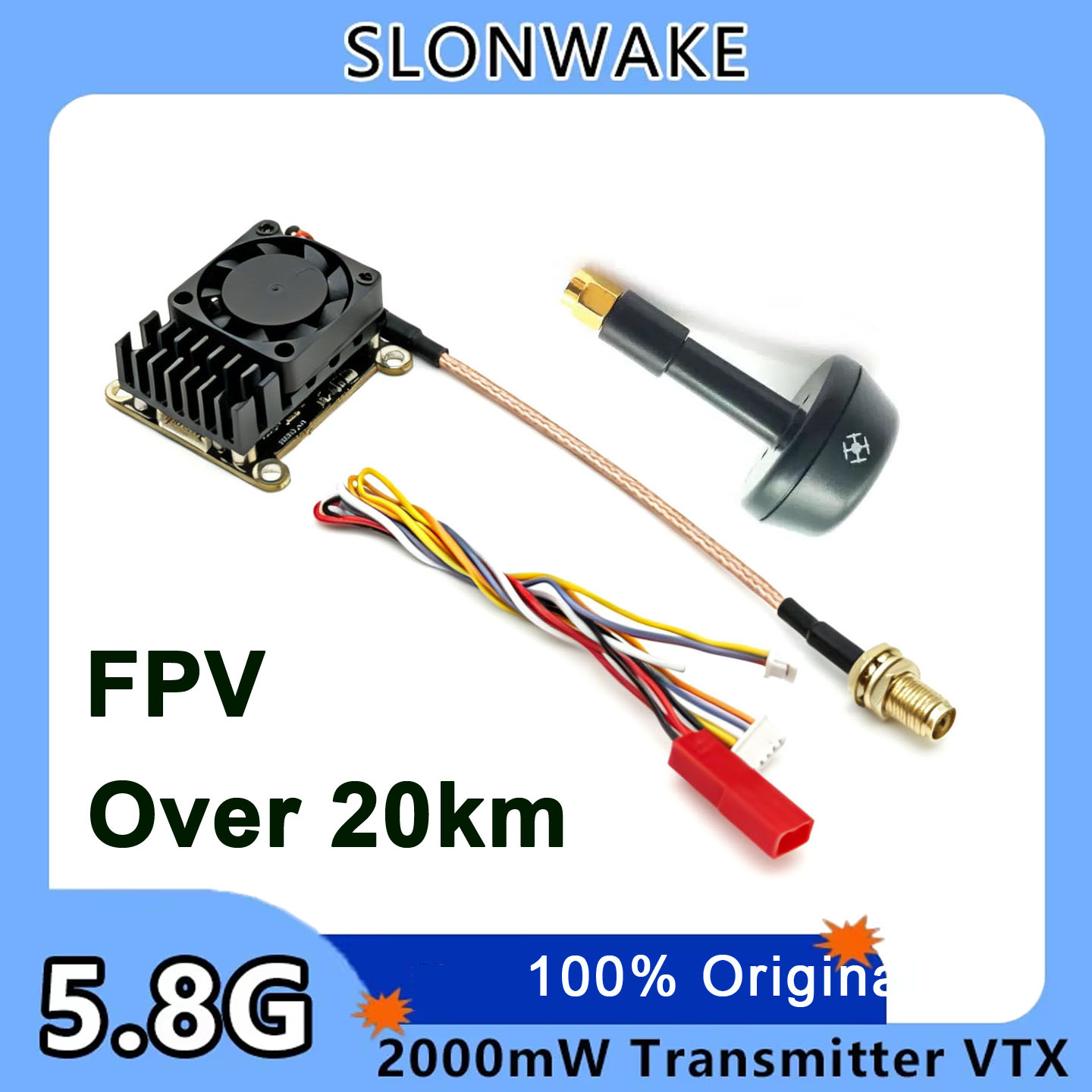 New upgrade 5.8Ghz 2W adjustab - Fpv Drone Vtx review and price